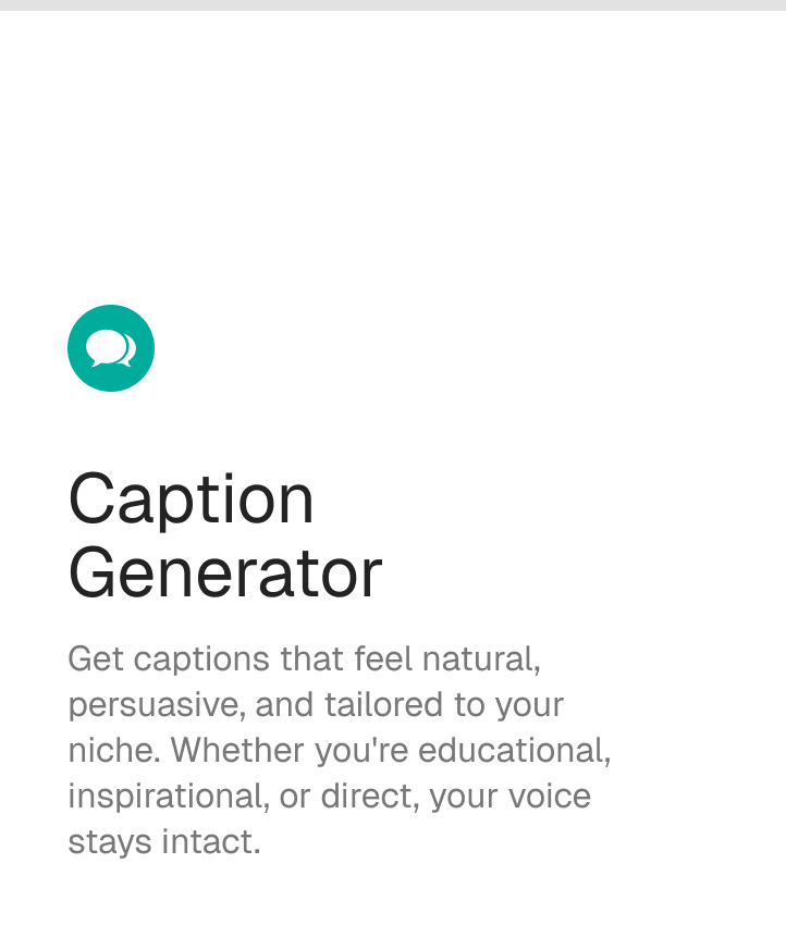 Caption Generator